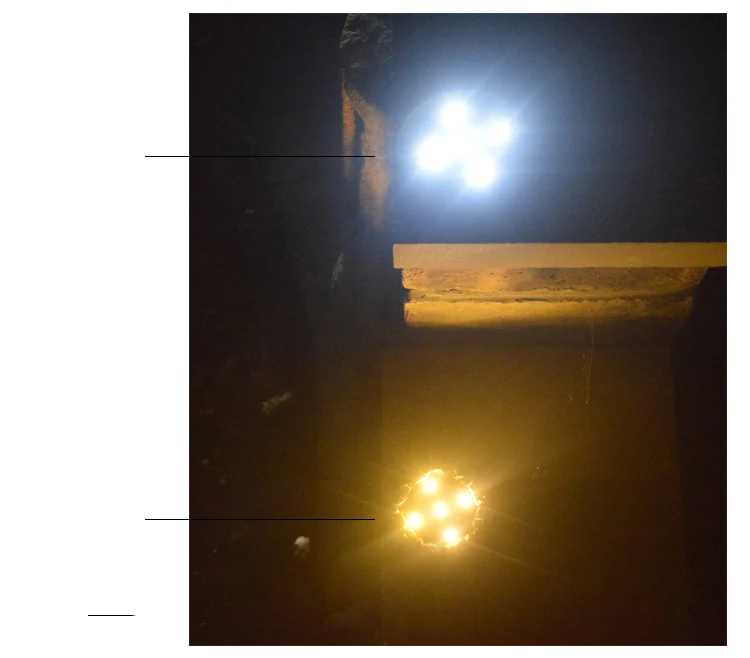 Солнечный 5LED смолы погребенный свет открытый двора похоронен Газон лампа имитация каменная лампа