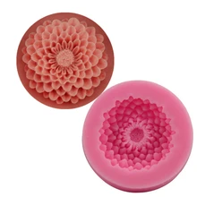 Фиолетовая форма цветка силиконовая форма печенье c ake инструменты помадка c ake m oulds DIY инструмент для украшения кухонная утварь