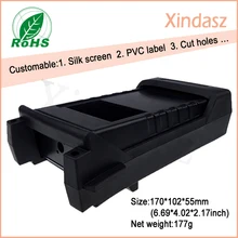 Двойная функция сигнализации пластмассовый корпус прибора тестер батареи корпус пластиковый корпус для электроники 140*80*40 мм