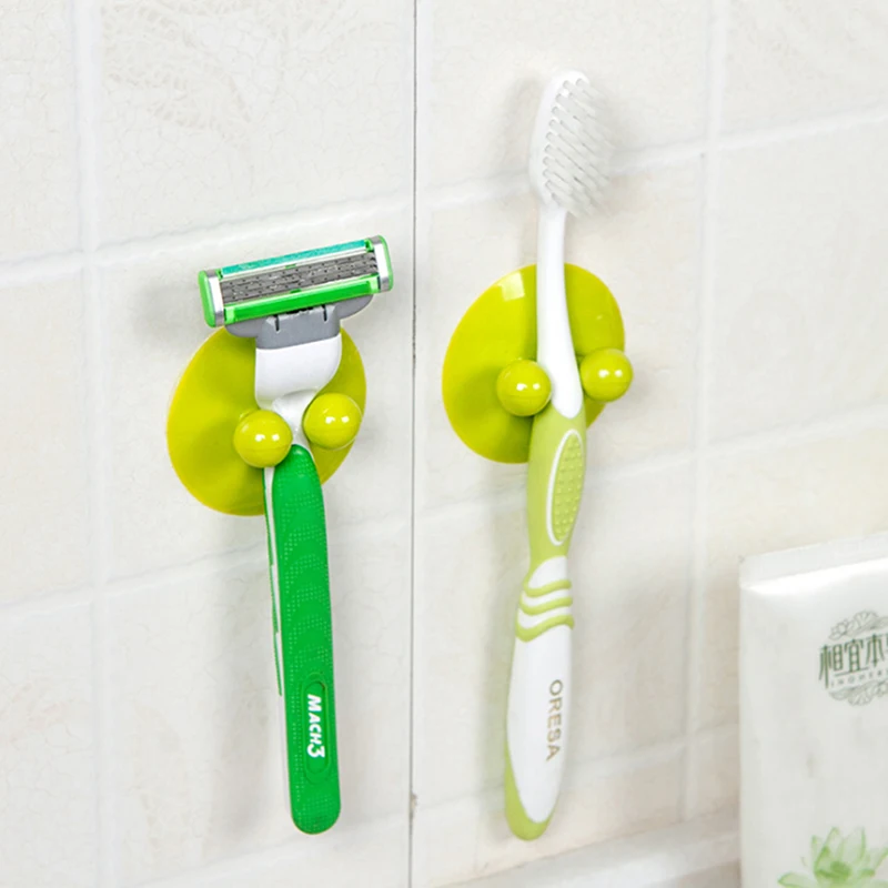 

2 Pcs/set Kitchen Supplies Hanging Hook Multifunction UFO Shape Plastic Suction Cups Vacuum Sucker Hooks Bathroom Accessories