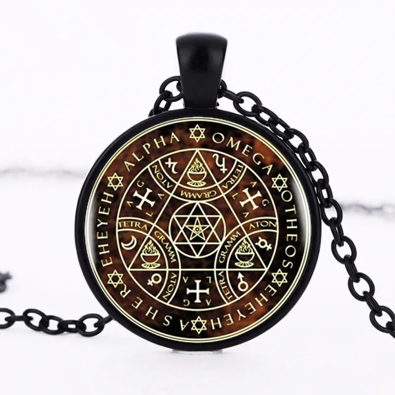 Sigil Magic подвеска в стиле Викки чокер эффектное серебряное ожерелье для женщин