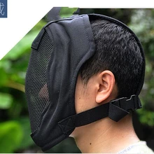 Дышащая проволочная маска для всего лица, тактические Защитные маски для наружной сети WG Rail, CS полевая фехтовальная броня, шлем