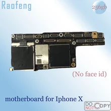 Raofeng костюм ios системы без уход за кожей лица id материнская плата 256 ГБ для iphone X материнская высокое качество разблокирован