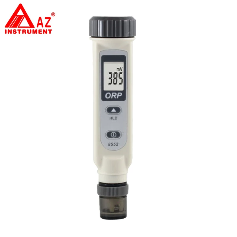 

ORP Meter One Touch Big LCD Display Data-hold Auto-off Waterproof Housing AZ8552 Pen Style Water Level Quality Tester Sensor Spa