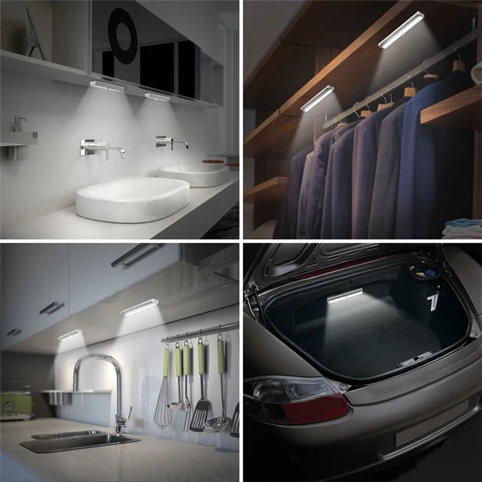 10 LED Under Cabinet Light Motion Sensor Light 9