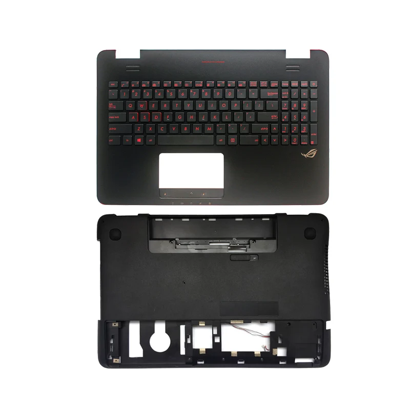 США подсветкой Клавиатура для ноутбука Asus G551 G551J G551JK G551JM G551JW G551JX G551VW G551V и Упор для рук верхний чехол/нижний чехол Крышка