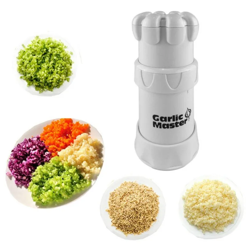 

Garlic Presses Master - Minced Garlic in Seconds Garlic Press Chopper Garlic Mincer Crusher - Dishwasher Safe
