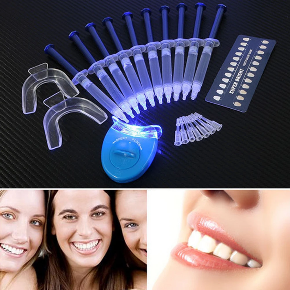 Dental Teeth Whitening Kit 44 Carbamide Peroxide Bleaching System Oral