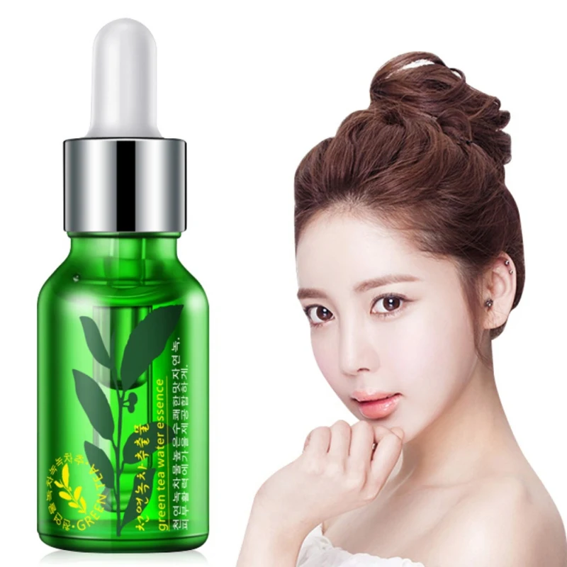 

Brightening Face Color Green Tea Seed Serum Anti-Wrinkle Anti Aging Blemish Skin Care Collagen Essence Moisture Liquid s8