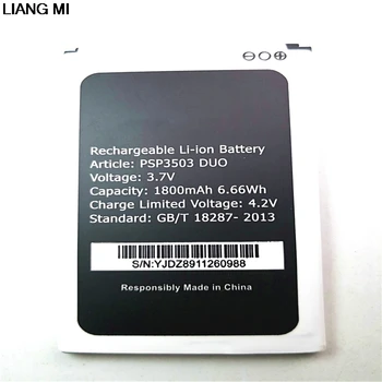 

1800mAh PSP3503DUO Replacement Battery For Prestigio Wize C3 PSP3503 DUO PSP 3503 Mobile Phone with phone stander for gift