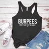 Débardeur en lin sans manches pour femme, vêtement de sport, décontracté et amusant, Racerback ► Photo 3/6