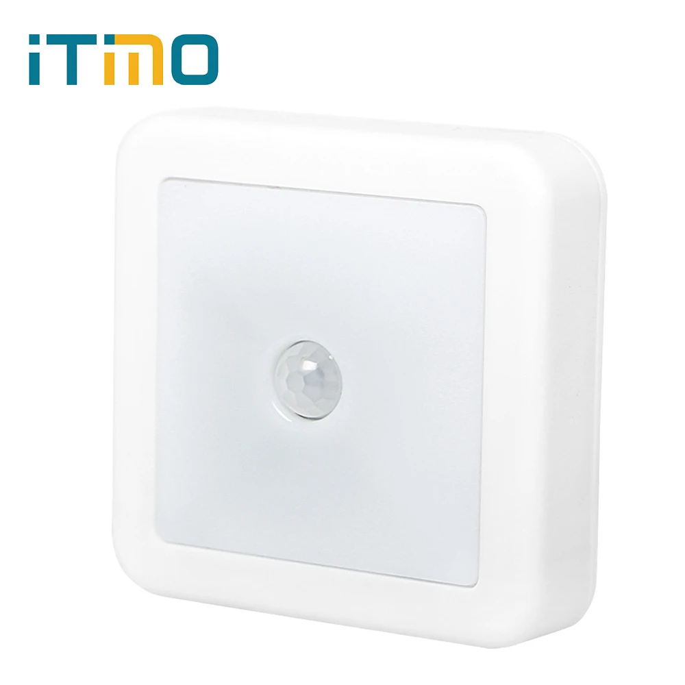 

ITimo LED Night Light Light and PIR Motion Sensor Novelty Lighting Closet Bookcase Showcase Light Wireless Bedside Wall Lamp