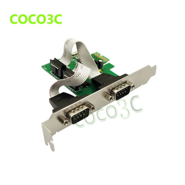 Чипсет WCH382 PCI e контроллер с 2 последовательными портами карта express на RS232 com порт