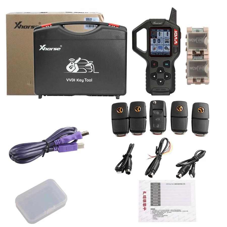 

Newest VVDI Key Tool V2.4.1 FW V1.1 Professional Remote Key Programmer VVDI Key Tool Auto Transponder Key Generator Programmer