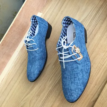 

Mazefeng 2018 New Fashion Spring Autumn Men Casual Shoes Men Cavans Shoes Lace-up Pointed Toe Business Male British Style Shoes