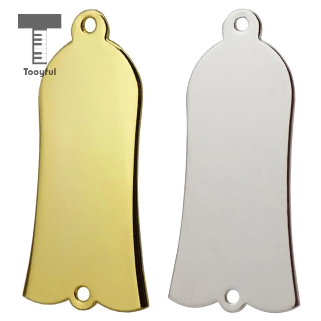 Tooyful 2 pieces/set Bell Shaped Truss Rod Cover with 4 Pieces Screws for Les Paul Electric Guitar Parts 