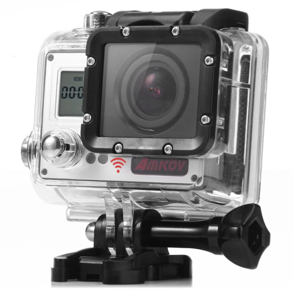 

Original Amkov AMK7000S 4K Ultra HD 2 inches TFT WiFi Action Camera DV with Sunplus 6350M SPCA6350 OV4689 Image Sensor 170Degree