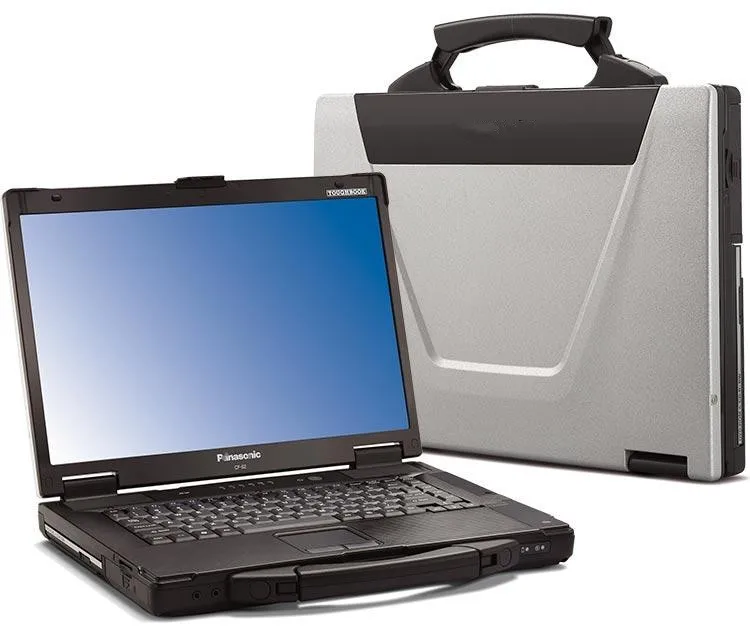 Б/у CF-52 CF52 CF 52 i5 4g/8g ram с HDD/SSD Win7 военный Toughbook защищенный переносной компьютер автоматический диагностический компьютер для c5/c4/c6 icom