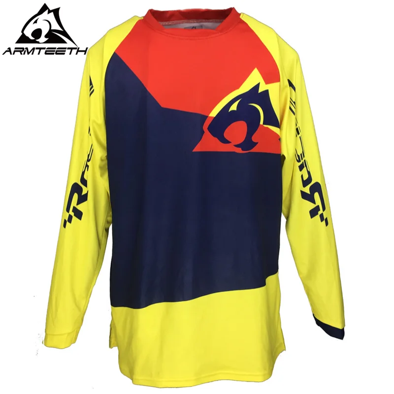 

2017 Hot Sale Armteeth ARMT Motocross jersey Off Road Downhill MTB Absorb Sweat Breathable Shirts Tops