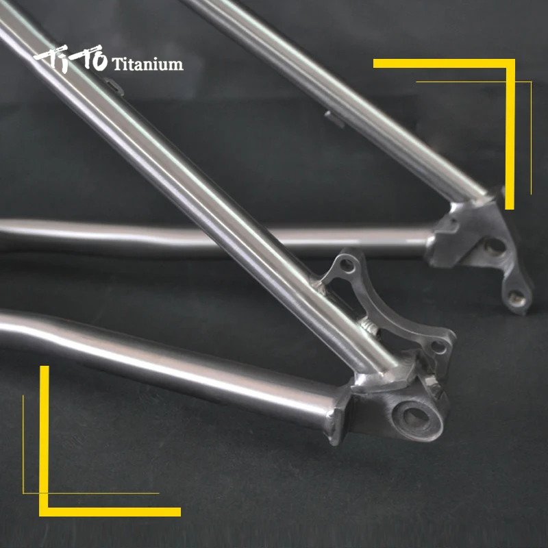 Discount FREE SHIPPING!!! TiTo new titanium frame AM hard tail 26``  27.5`` mountain frame 2