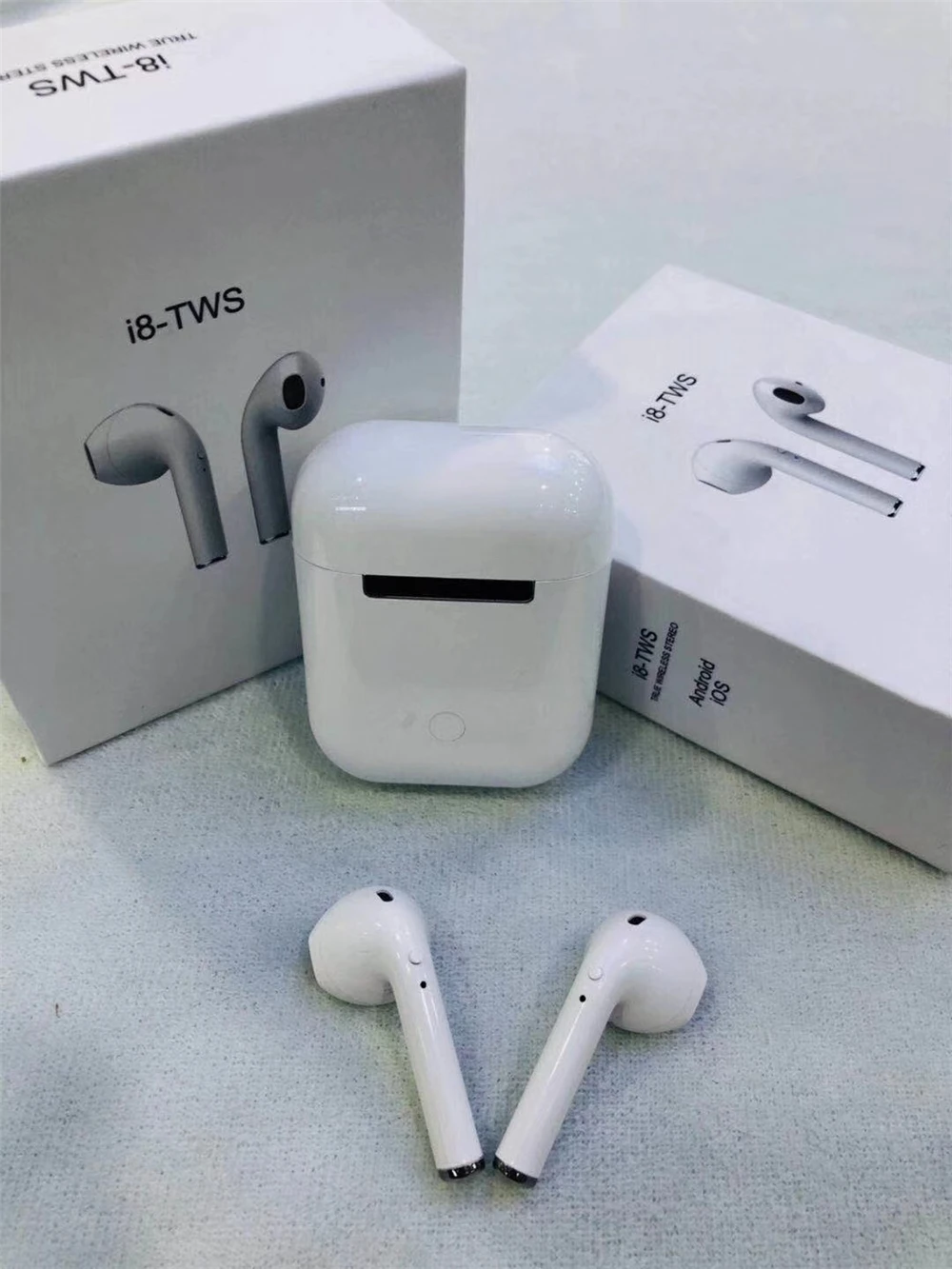 Новинка 2019 беспроводная мини-гарнитура I8 TWS Bluetooth 4 2 бинауральная гарнитура