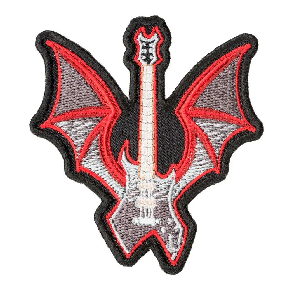 

Custom Embroidered Patch Rock Band Music Punk Heavy Metal Iron on Sew on badge sticker for clothing 3D Customized LOGO available