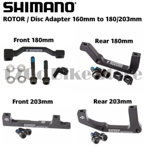 

SHIMANO Original SM-MA Brake ROTOR DISC Adapter 180mm 203mm R180P/S , R203P/S , F180P/P , F203P/P