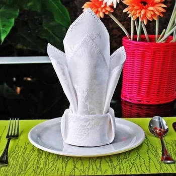 

High quality polyester hotel napkin mat towel Chinese and Western restaurants napkin