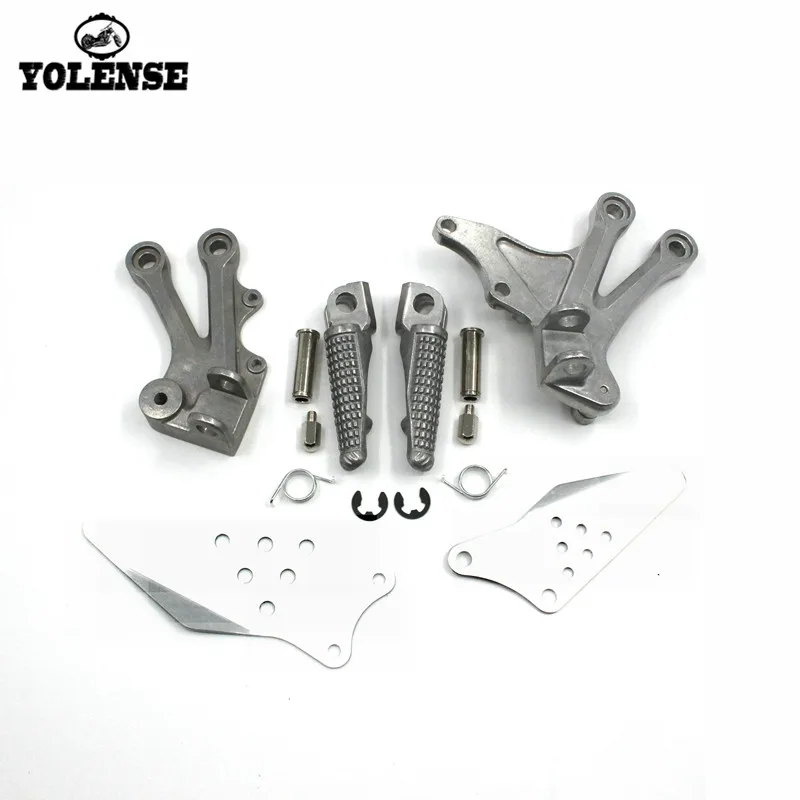 

For KAWASAKI NINJA ZX-10R ZX10R ZX 10R 2004 2005 Motorcycle Accessories Footrests Front Foot Pegs Pedals Rest Footpegs Bracket