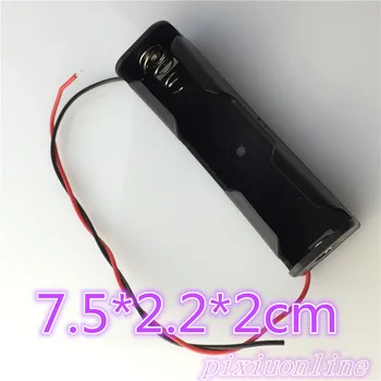 

1pc J028Y 3.7V 18650 Black Plastic Model Airplane Battery Box Battery Box High Quality On sale