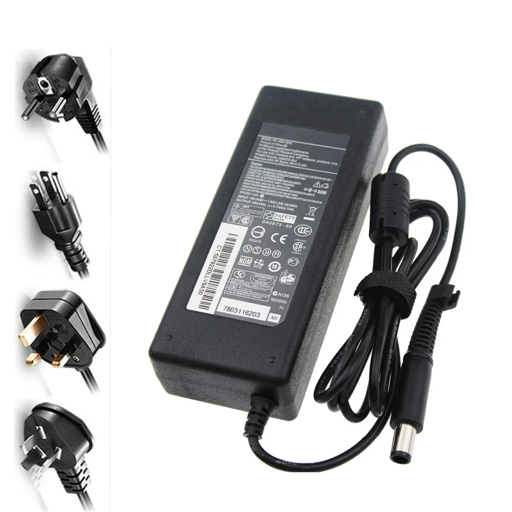 19V 4.74A 7.4*5.0mm AC Notebook Adapter Laptop Power Supply With Power Cord For HP Pavilion DV3 DV4 DV5 DV6 Power Adapter