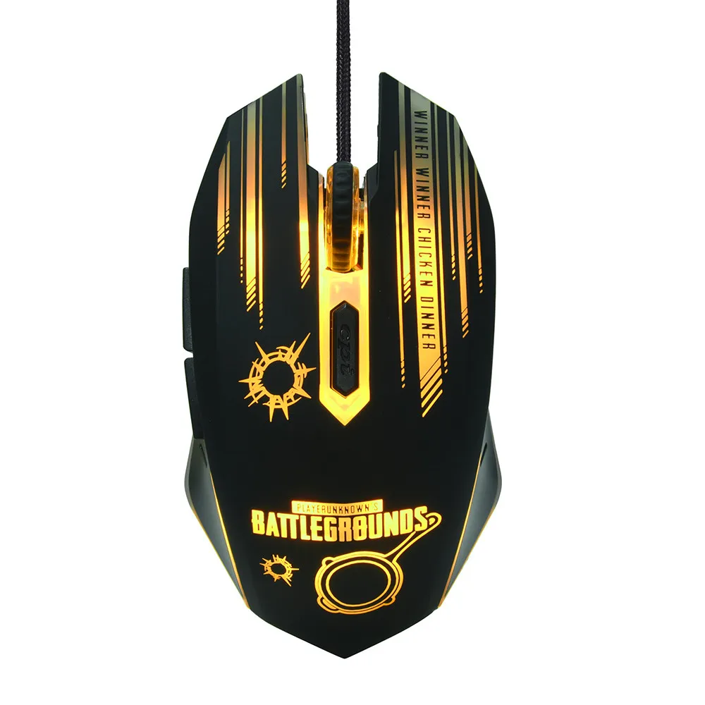 3200DPI LED Change Mouse Optical 6D USB Wired Gaming Game Mouse 6 Buttons With Scroll Wheel For Laptop Game Accessories #T09