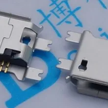 100 шт микро USB Тяжелая пластина 5pin 1,17 мм гнездо/4 фиксированные ножки 1,17 5P планшет зарядка мини usb разъем
