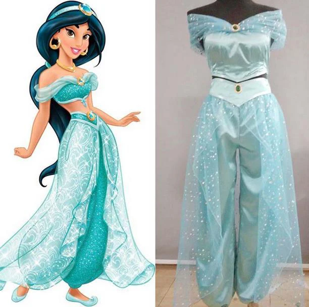 princess jasmine cosplay costume