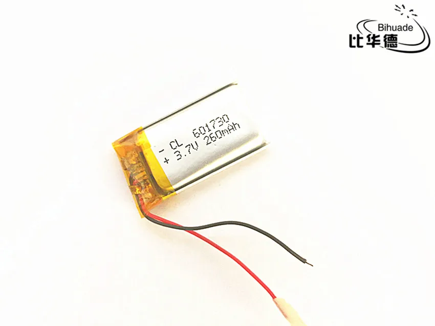 1pcs 3.7V 260mAH 601730 Polymer lithium ion / Li-ion battery for TOY POWER BANK GPS mp3 mp4 cell phone speaker | Электроника