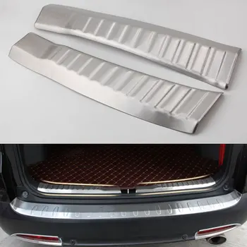 

2pcs/set Car Stainless Rear Bumpers Covers Protection Plate For Honda CR-V CRV 2012 2013 2014 Car Styling Accessories Decoration