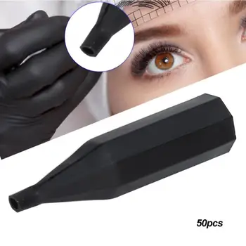 

50pcs Disposable Tattoo Needle Cap for Microblading Permanent Makeup Machine Tattoo Tip Cap