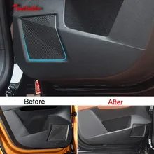 Tonlinker 4 шт. Автомобильная дверь анти-Грязная накладка наклейка для CITROEN DEESSE DS7-19 автомобильный Стайлинг из искусственной кожи наклейка s
