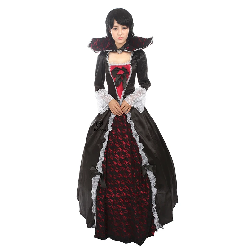 Хэллоуин вампир ведьма зомби косплей-костюмы королевы карнавальные костюмы для взрослых