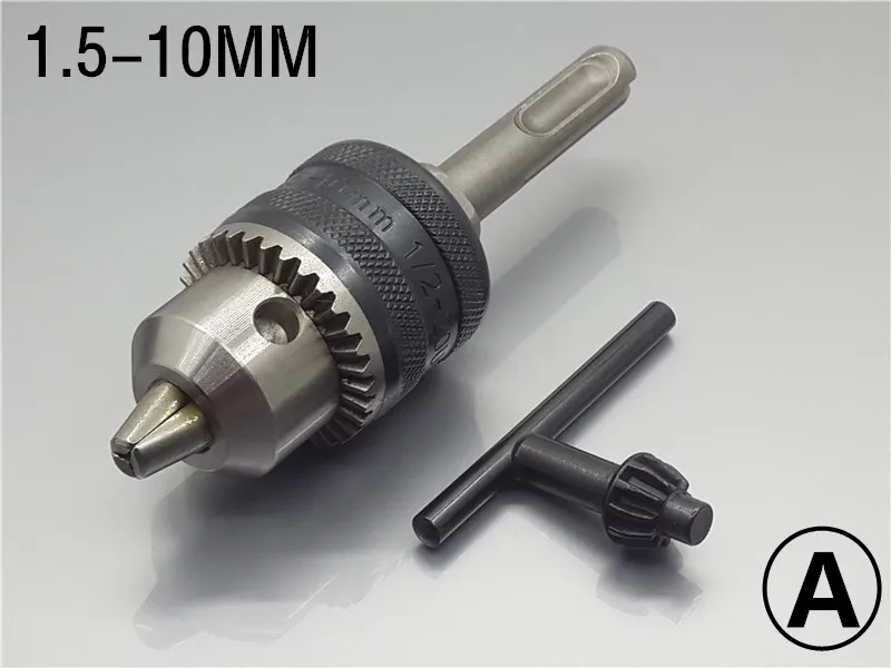 1 шт. 2-13 мм/1,5-10 мм металлический рукав Сверлильный Патрон сверлильный Бит быстрого изменения адаптер конвертер SDS адаптер аппаратные средства инструмент Аксессуары - Цвет: (A) 1.5-10MM Metal
