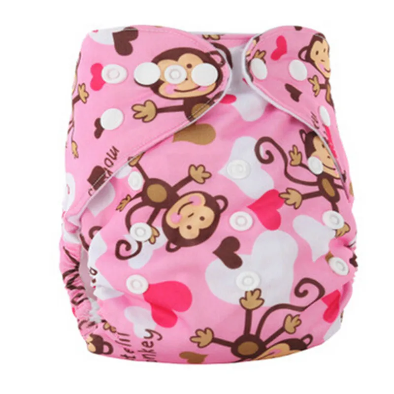 

Brand Baby Diaper Cover Bamboo Velour Fitted Diaper Washable Brand Baby Nappy Animal Print Reusable Baby Diapers Cloth