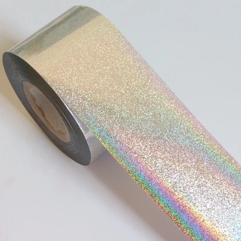 

120M Wholesale Holographic Nail Foil Holo Silver Gold Transfer Sticker DIY Nail Art Tips Holo Starry Dust Glitter Manicure Tools