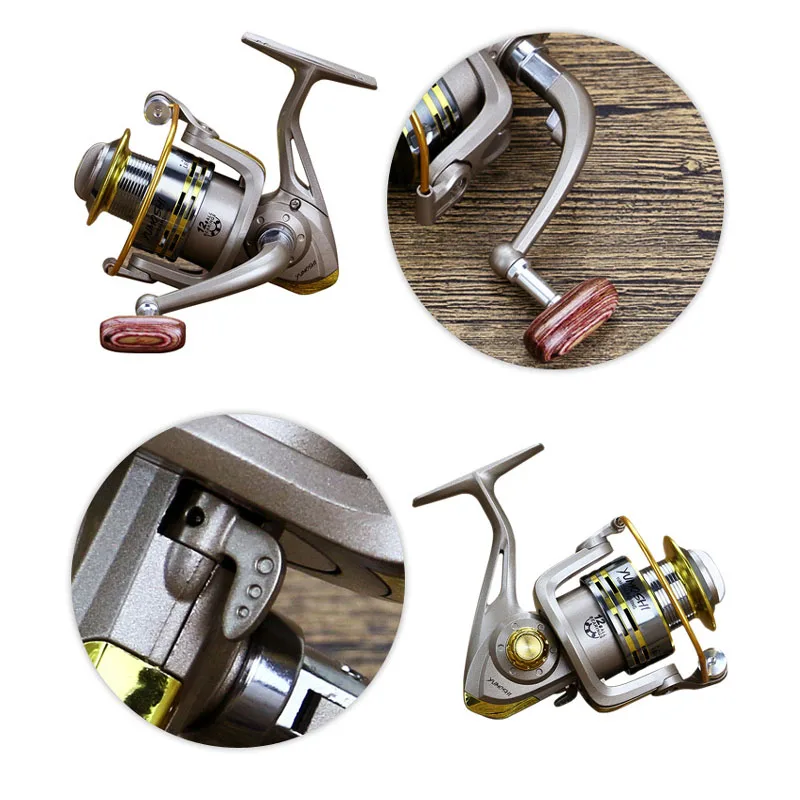 Metal 12BB Saltwater Spinning Lures Left//Right Fishing Reels Freshwater new Bass
