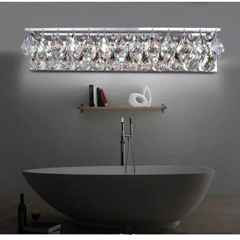 Led crystal modern brief bedroom bedside lamp crystal wall lamp lights crystal lighting www.top ...