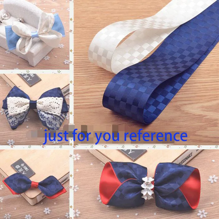 

Hot sale plaid printed cartoon grosgrain ribbon DIY handmade material