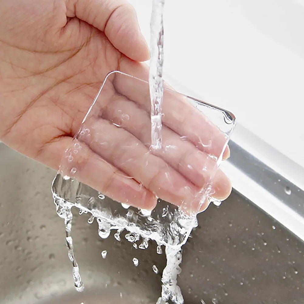 

Transparent Washing Machine Silicone Pad Portable Anti Vibration Non-Slip Mat Shock Absorbing Pad 4PCS/Set