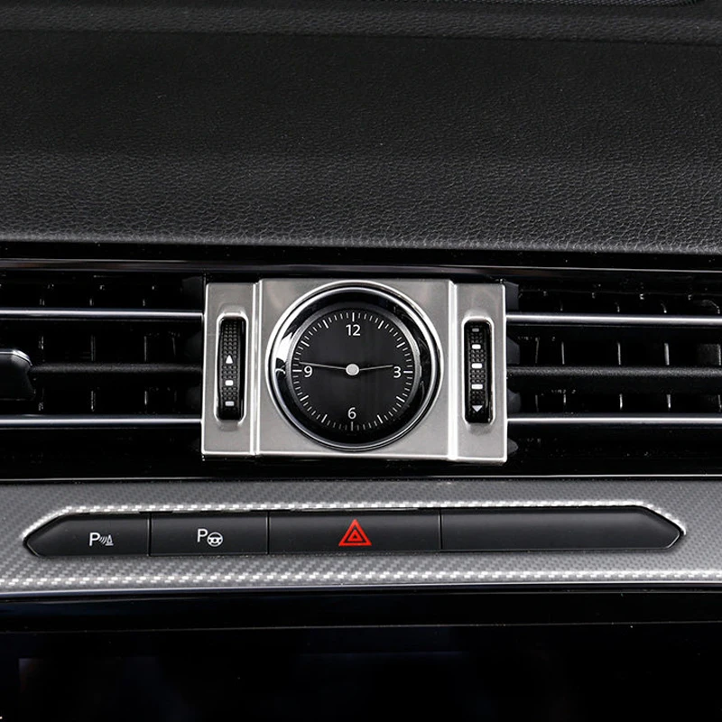 

For VW Volkswagen Passat B8 / Arteon / 5-door Wagon 2017 2018 Steel Central Console Air Vent Cover Sticker Car styling 1*