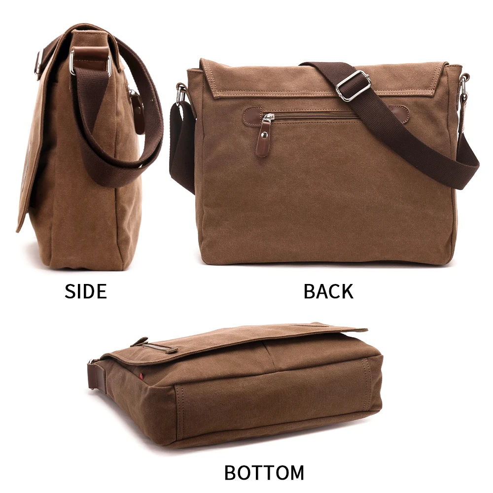  MARKROYAL Canvas Mens Crossbody Bags Male Luxury brand Messenger Bag Cross Body Men's Satchel Pack  - 32965070528