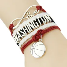 Бесконечная любовь, Национальный браслет, бейсбольный Шарм, кожа, обертывание, мужские браслеты и браслеты для женщин, ювелирные изделия