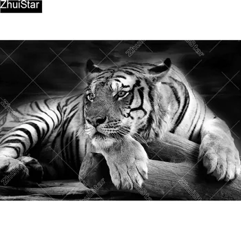 

Full Square 5D DIY Diamond Painting "tiger" Embroidery Cross Stitch Mosaic Home Decor Gift CJ43